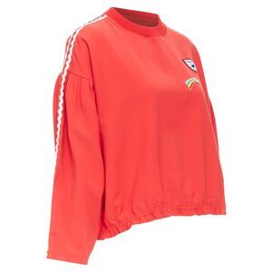 Vivetta Eye Rainbow Embroidered Badges Trimmed Pullover